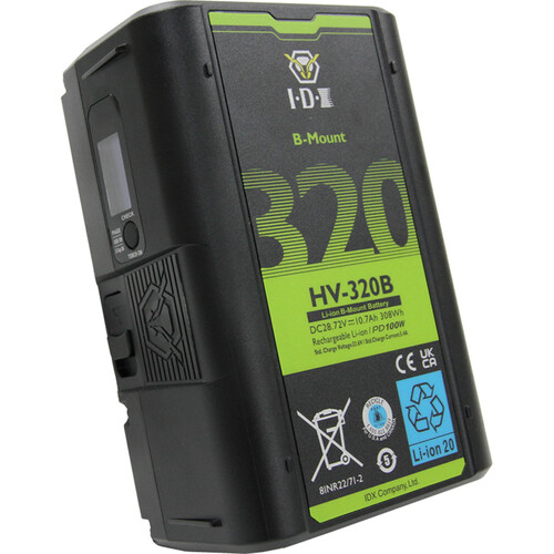 IDX HV-320B B-Mount 320 Wh Battery - Image 2