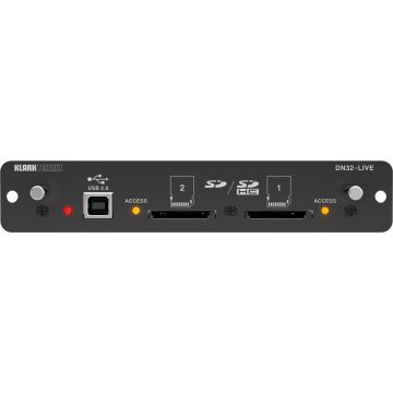 Klark Teknik KT-DN32-LIVE SD/Sdhc and USB 2.0 Expansion Module for 32 Live