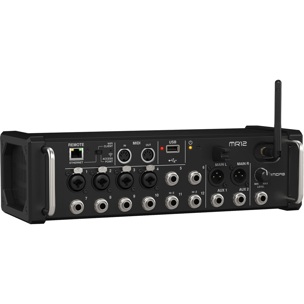 MIDAS-MR12 12-Input Digital Mixer for Ipad/Android Tablets - Image 4