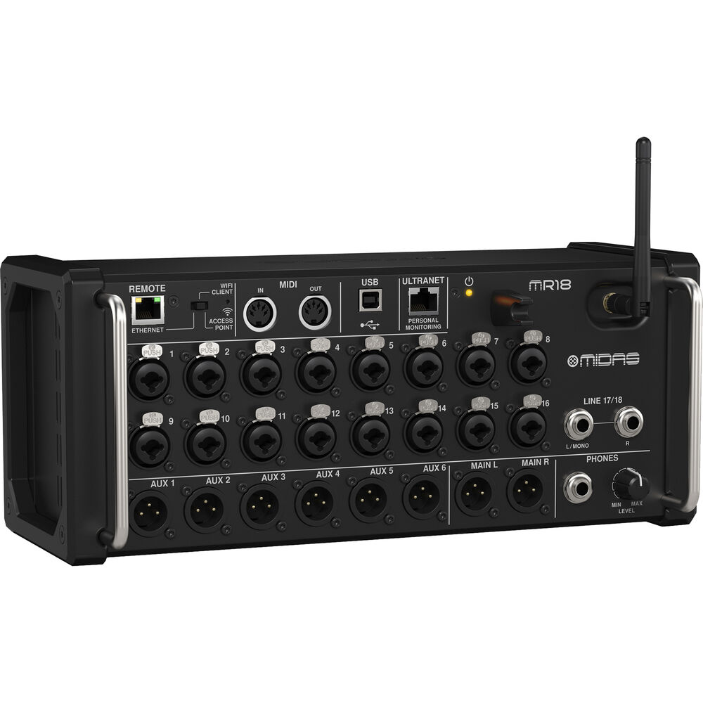 MIDAS-MR18 18-Input Digital Mixer for Ipad/Android Tablets - Image 4