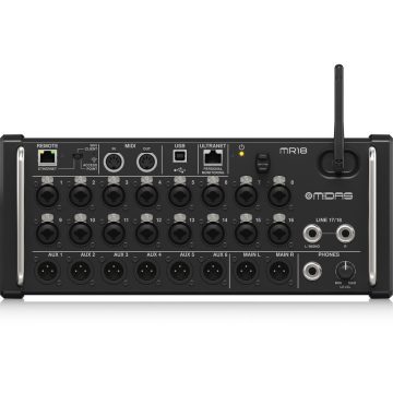 MIDAS-MR18 18-Input Digital Mixer for Ipad/Android Tablets