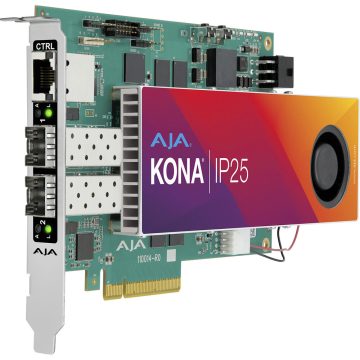 AJA Kona IP25 SMPTE ST 2110 Uncompressed IP I/O