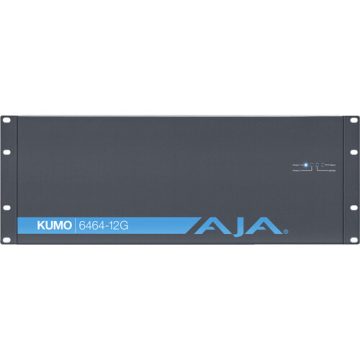 AJA KUMO-6464-12G 64X64 Compact 12G-SDI Router, with 1 Power Supply