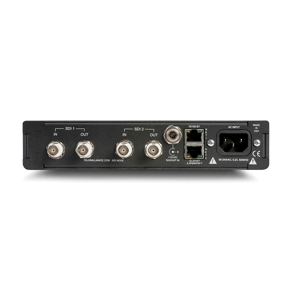 Infinity Inf-SDI-AOIP-Node 1RU AES67-Compliant HD/SD-SDI to LIVEWIRE/AES-67 - Image 2