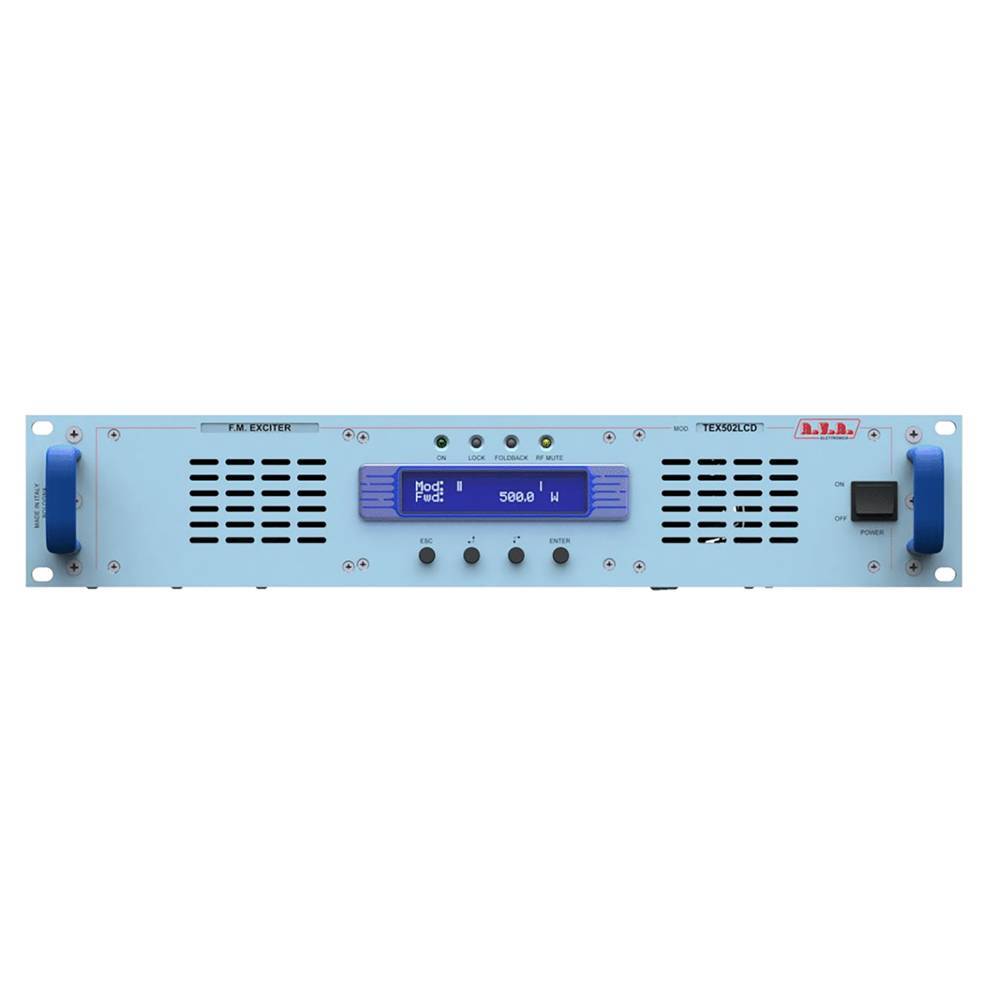 RVR TEX502LCD/S 500 W FM transmitter
