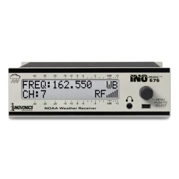 Inovonics 676 Inomini Noaa Weather Monitor – Receiver: Adjustable L/R Analog