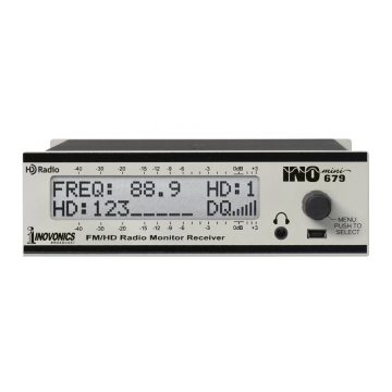 Inovonics 679 Inomini FM/HD-Radio™ Monitor – Receiver: Adjustable L/R Analog