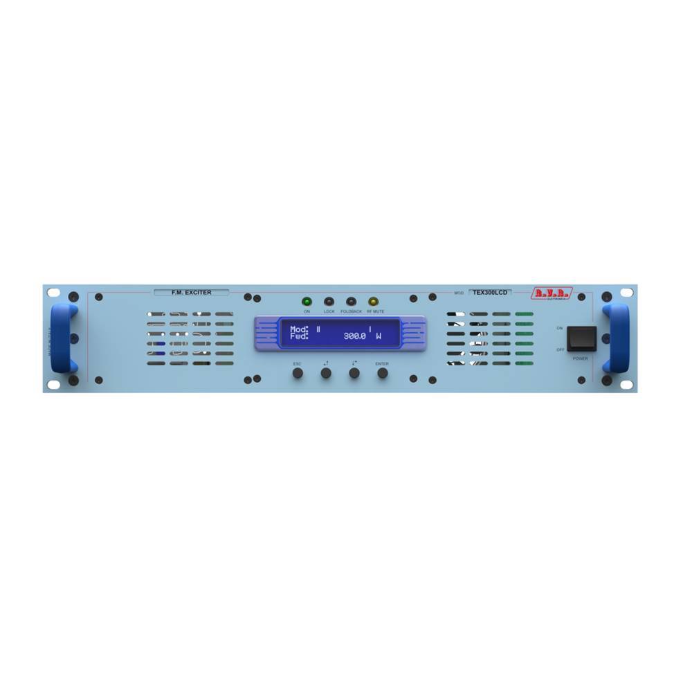 RVR TEX300LCD/S-TLW 0-300 Watts FM Transmitter
