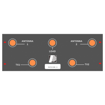 PTS Gear Pts PATCH-DIN-3 3 Port Patch Panel with 1 U Link
