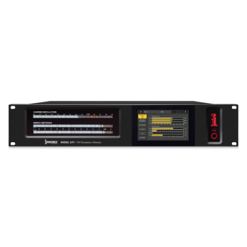 Inovonics 541 FM Modulation Monitor: 2U / 5-Inch Touch Screen – LED Meters –