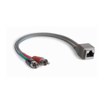 RAM RJ45F Drcam Female RJ45 to Dual Rca Male (sub for Studio Hub)