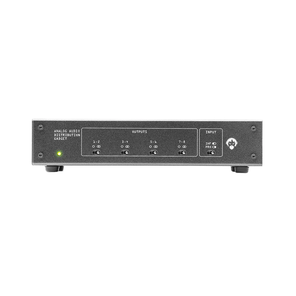 Angry Audio Distribution Gadget 2X4 Stereo or 2X8 Monoaural Analog Audio