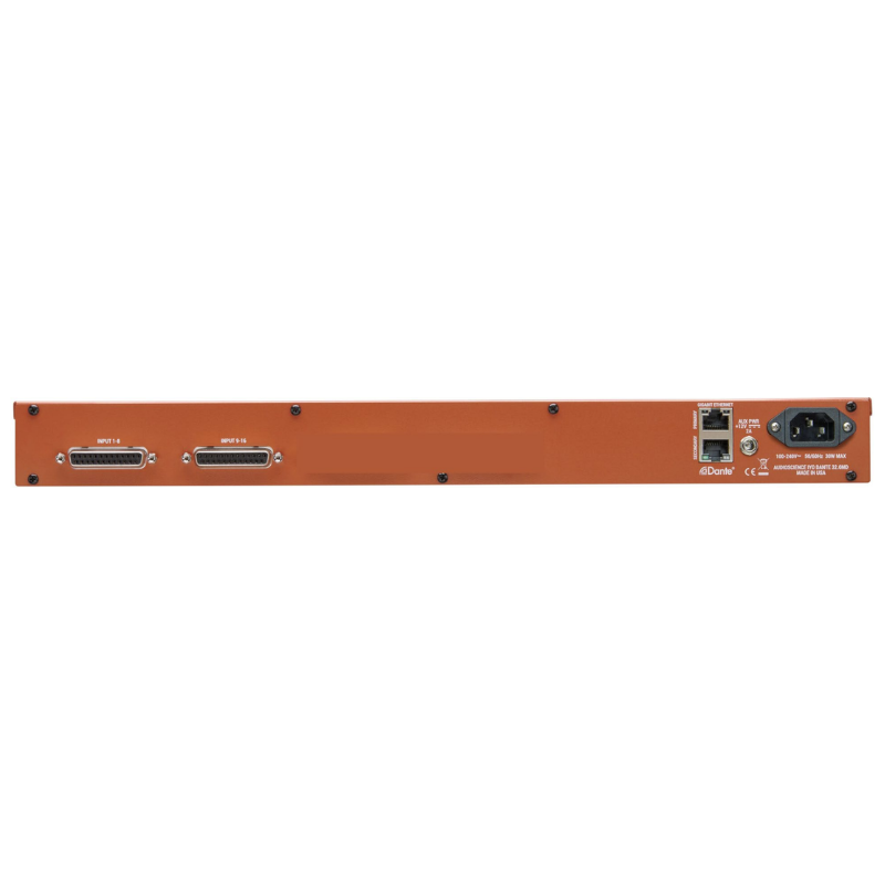 AudioScience IYO-DANTE-16.0MD 16 Input Balanced Analog Mic/Line DB25