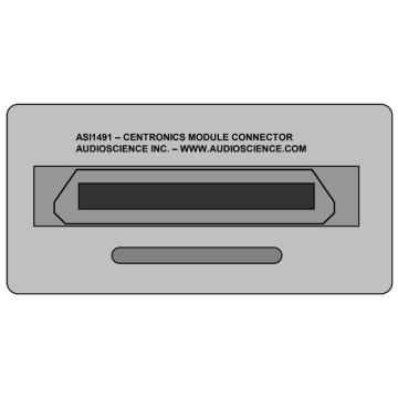 AudioScience ASI1491 50 Pin Centronics 8 Input 8 Output to XLR Module ASI2416