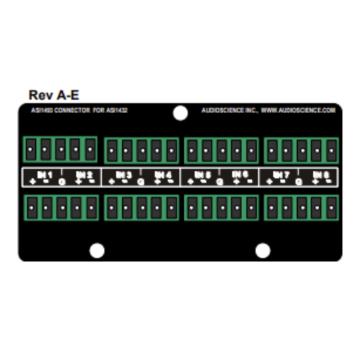 AudioScience ASI1493 Terminal Block Module