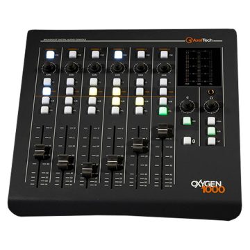 Axel Oxygen 1000-BT Digital Broadcast Console 6 Faders