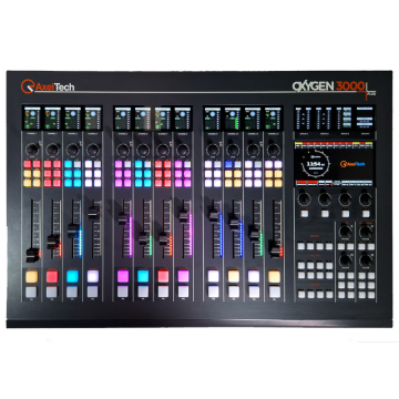 Axel OXYGEN-3000-PLUS-12F-1AIO Digital Broadcast Console 12 Faders: 1025T