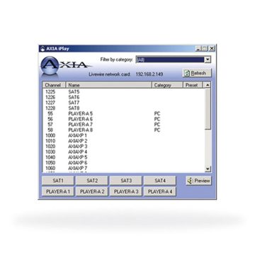 Axia Iplay Network Stream Player for Windows