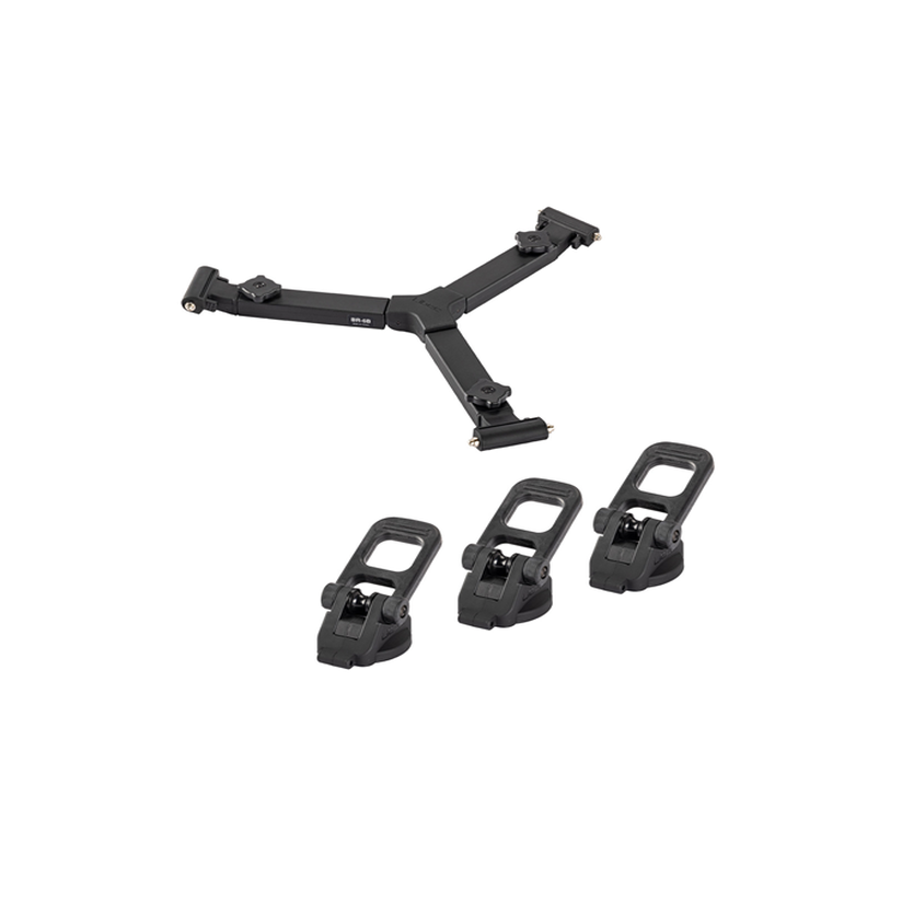 Libec QL60B 100mm Bowl Tripod with Quick Locks, Aluminum, 2-Stage - Image 4