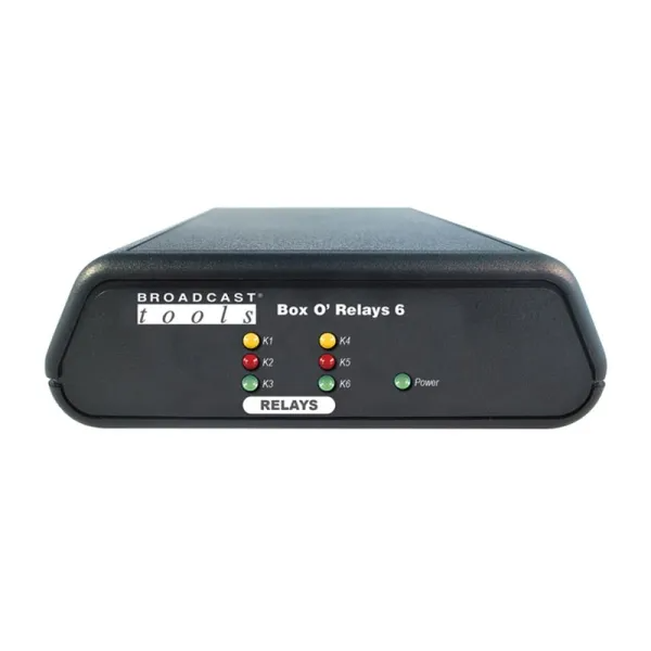 Broadcast Tools Box-O-Relay 6SIX Channel Optically Isolated Relay Module