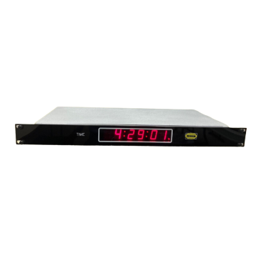 RAM CLK-111R 1RU Digital Clock Display Using 0.8" Red LED Digits