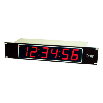 RAM CLK-20AR 2RU Digital Clock Display, 2.3" Red LED Digits
