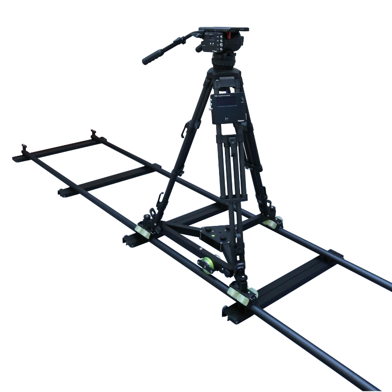 CV Support CV CD20-VR-TR-HEAD-RAIL Tracking Head CD20 + Tripod+positioner + Fluid Drag