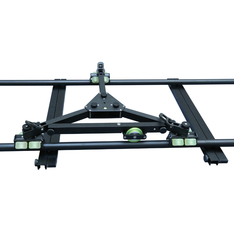 CV Support CV CD20-VR-TR-HEAD-RAIL Tracking Head CD20 + Tripod+positioner + Fluid Drag - Image 2