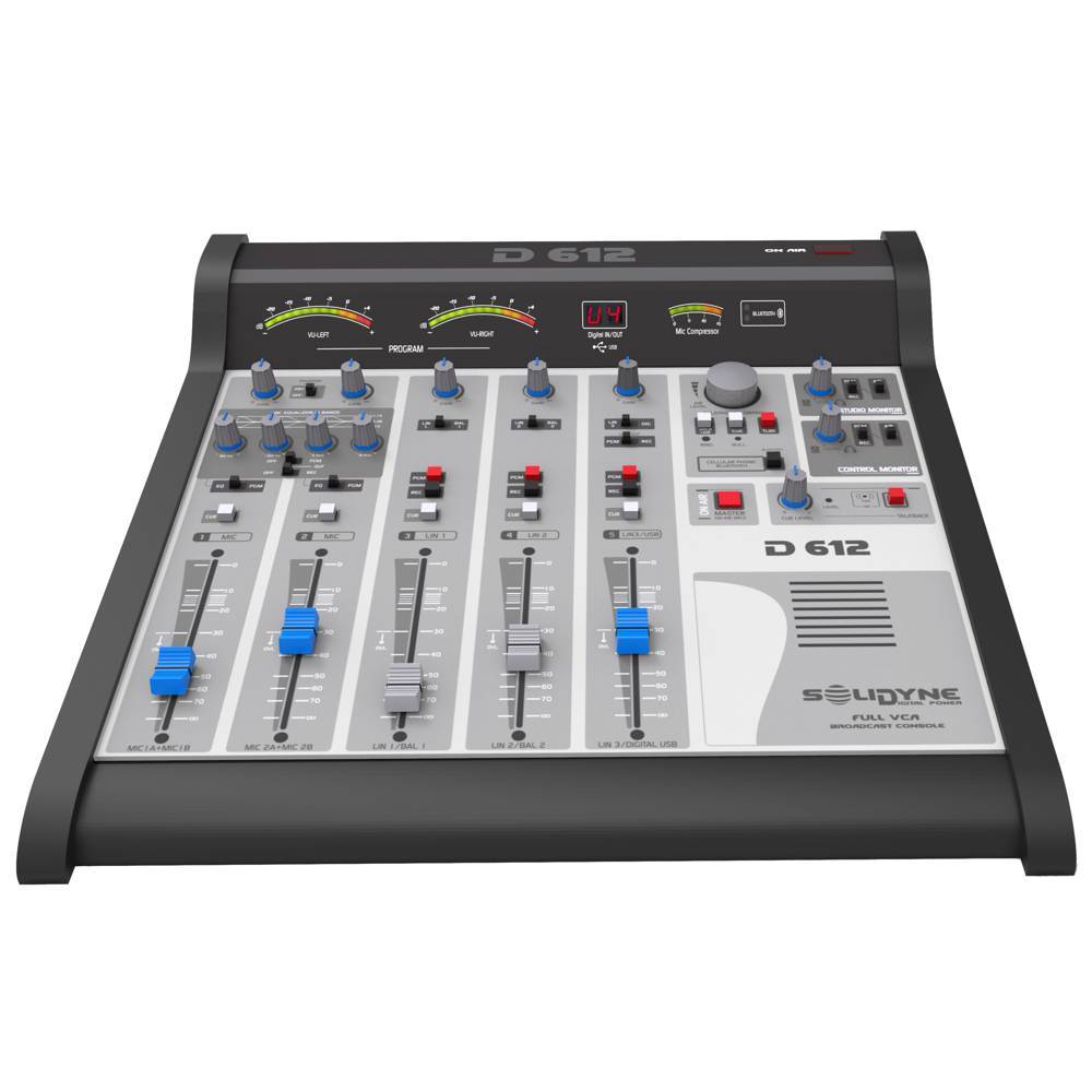 Solidyne D 612 Digital USB & Bluetooth 8 Channel - Image 2
