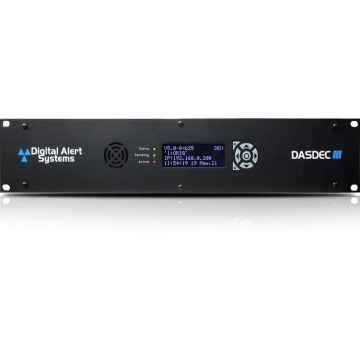 Digital Alert Systems DAS3-ELR Dasdec-III Entry Level Emergency Messaging