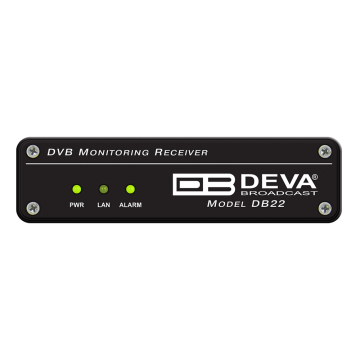 DEVA Broadcast DB22 DVB-T/T2/S/S2/C Compact Monitoring Probe Full