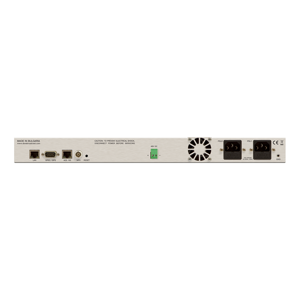 DEVA Broadcast DB9410-TX Professional MPX Over IP Encoder - Image 2