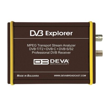 DEVA Broadcast DVB-Expl DVB Explorer-Advanced DVB-T/T2/C/S/S2 Analyser