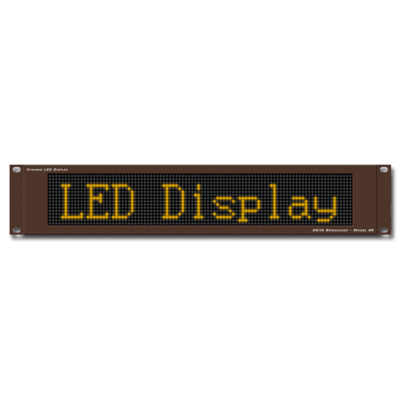 DEVA Broadcast LED96 LED Display High Visibility