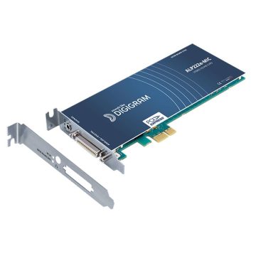 Digigram ALP222E-MIC 2X2 Pcie Audio I/O Card for Windows and Linux Cables Not