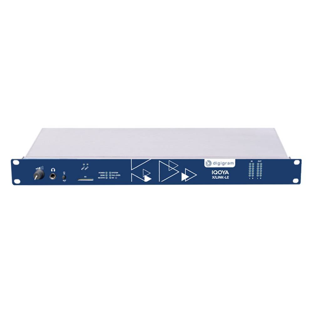 Digigram Iqoya-X/Link-LE 1U Stereo IP Audio Codec for Remote Broadcast for 2