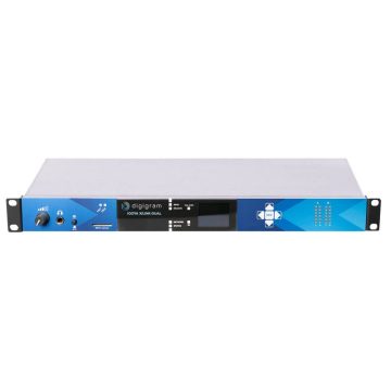 Digigram Iqoya-X/Link-Dual 1U Stereo IP Audio Codec for Remote Broadcast for