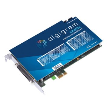 Digigram VX442E Features: 2 Stereo Balanced Analog Inputs / 2 Stereo Balanced
