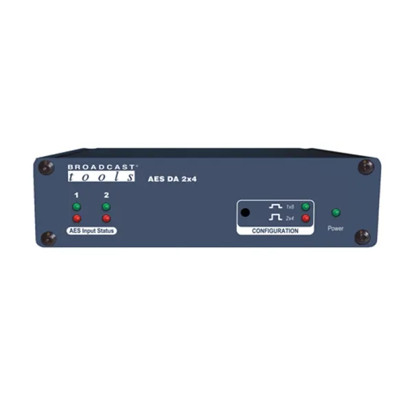 Broadcast Tools AES-DA-2X4/1X8EIGHT Output AES/EBU Distribution System