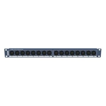Broadcast Tools RJ-XLR-16F1RU 19” Rack Breakout Panel Converts 16 Female XLR