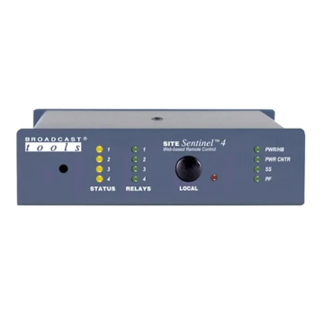 Broadcast Tools SITE-SENTINEL-4-G2 Remote Site Monitoring and Control Over