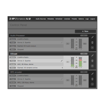 Telos Z/Ipstream X/2 Streaming Software Encoder for PC