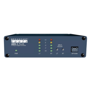 Broadcast Tools ADC-1-PLUS Stereo Analog to AES Digital Converter