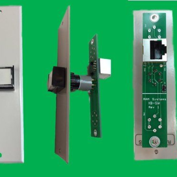 RAM DTCP-1-12V Single Push Button Control Panel Wired to RJ45