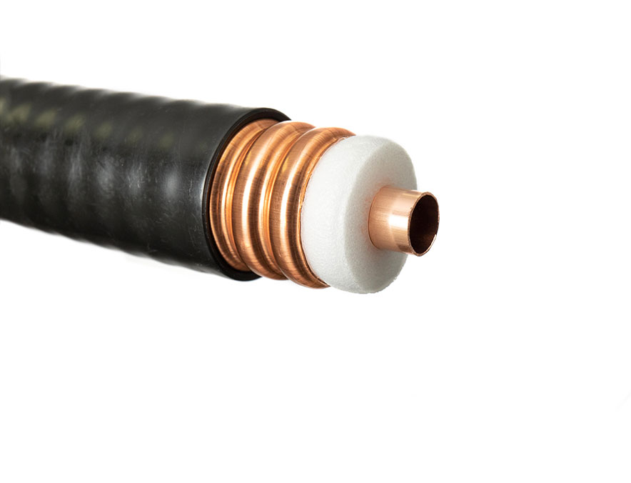 Eupen Heliax BDCC78-5-50A 7/8 " Coaxial Cable Corrugated Copper with Black