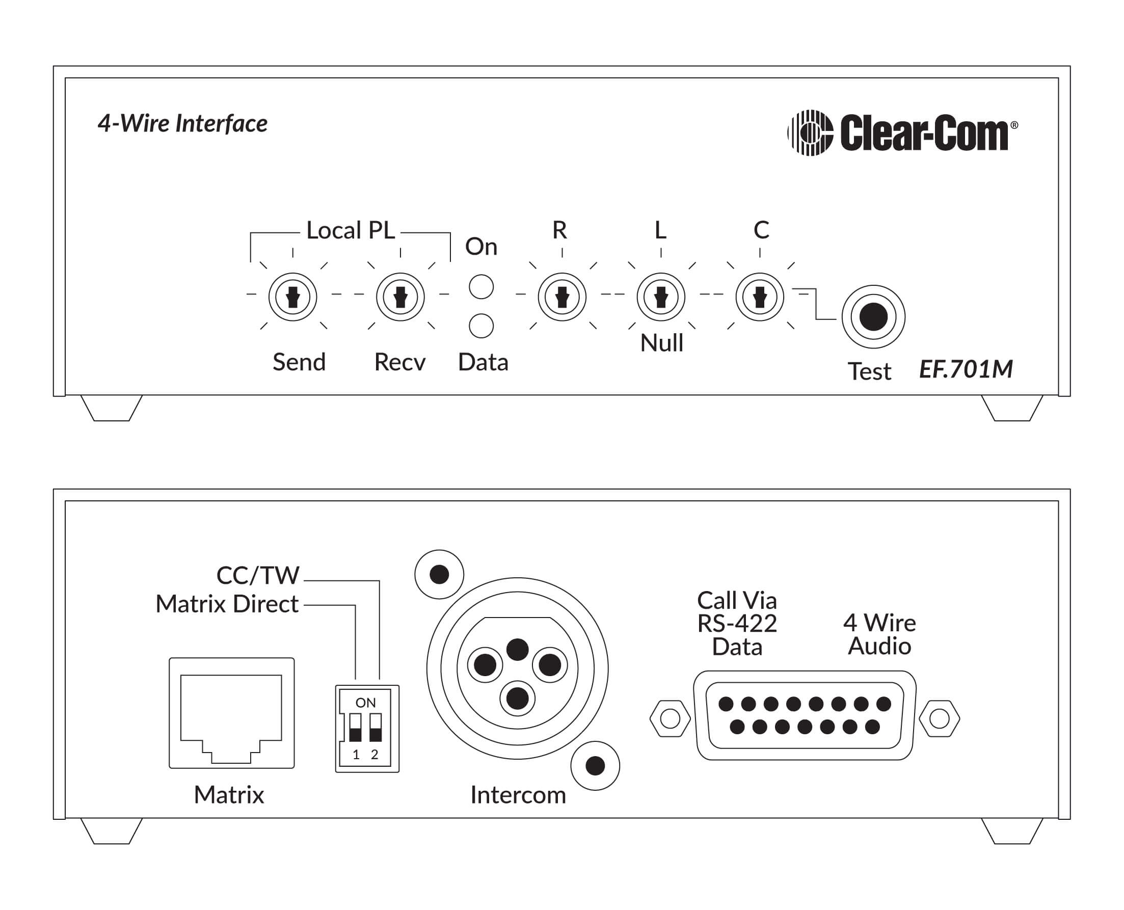 Clearcom EF-701M Encore Interface: 1 CH - Image 5