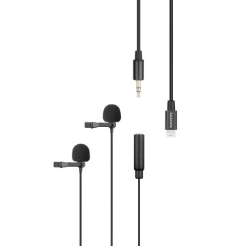 Saramonic LavMicro U1C 2-Person Lavalier for Lightning iPhone/iPad
