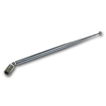 DEVA FM-Ant-F FM Telescopic Antenna, 75 CM (30 "), F Connector