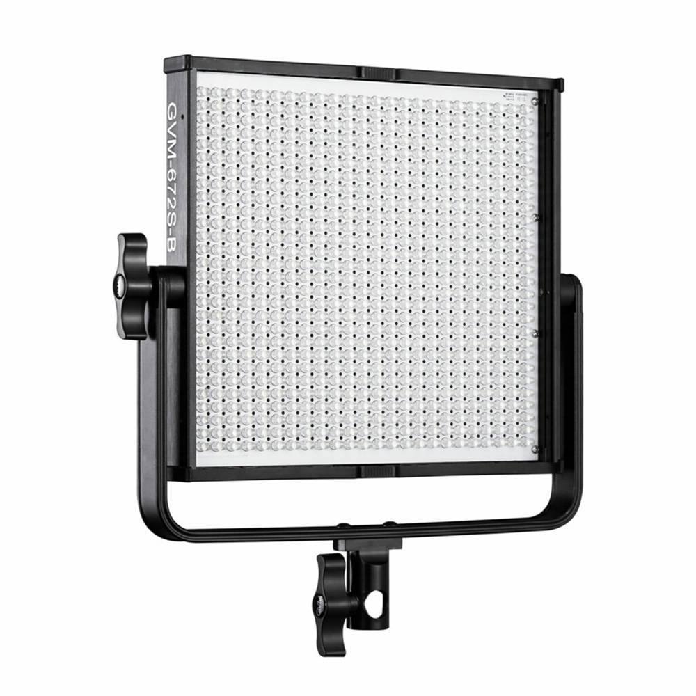 GVM 672S-B3L Bi-Color LED Video Light Panel 3 Light Kit Black - Image 2