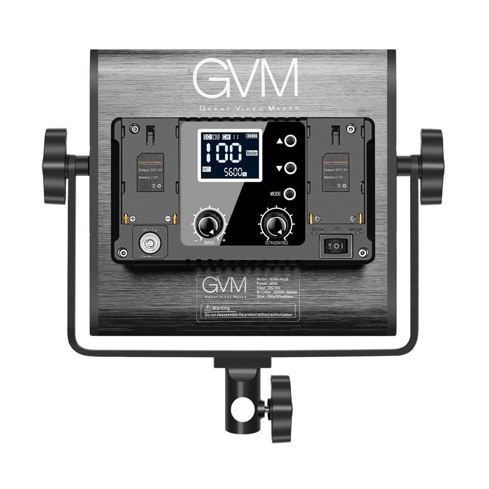 GVM 800D-RGB LED Studio Video Light - Image 2